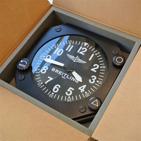 breitling wall clock|breitling watch with rubber strap.